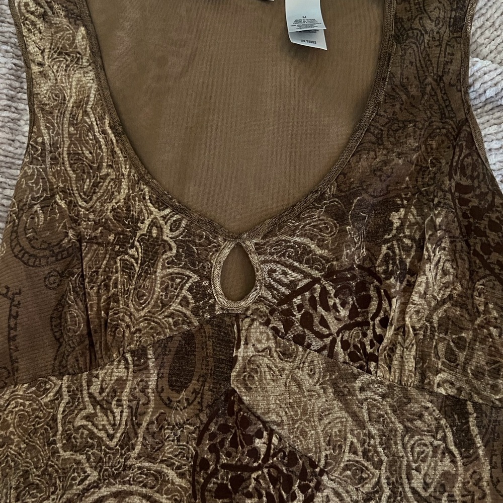 VILLAGER A LIZ CLAIBORNE SLEEVELESS DRESS - Picture 5 of 5